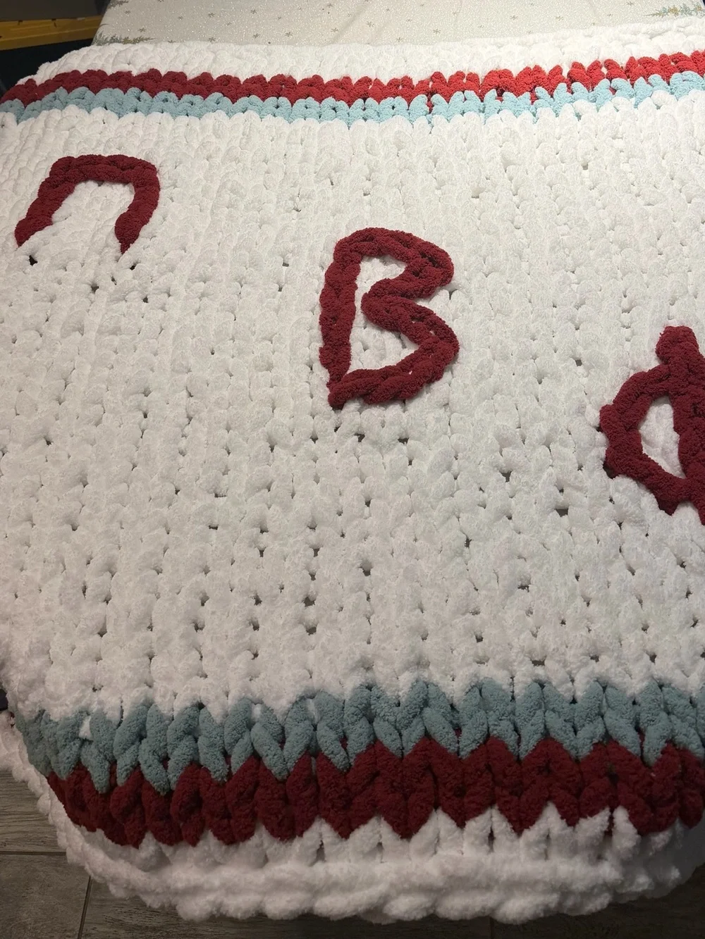 Sorority crochet blanket